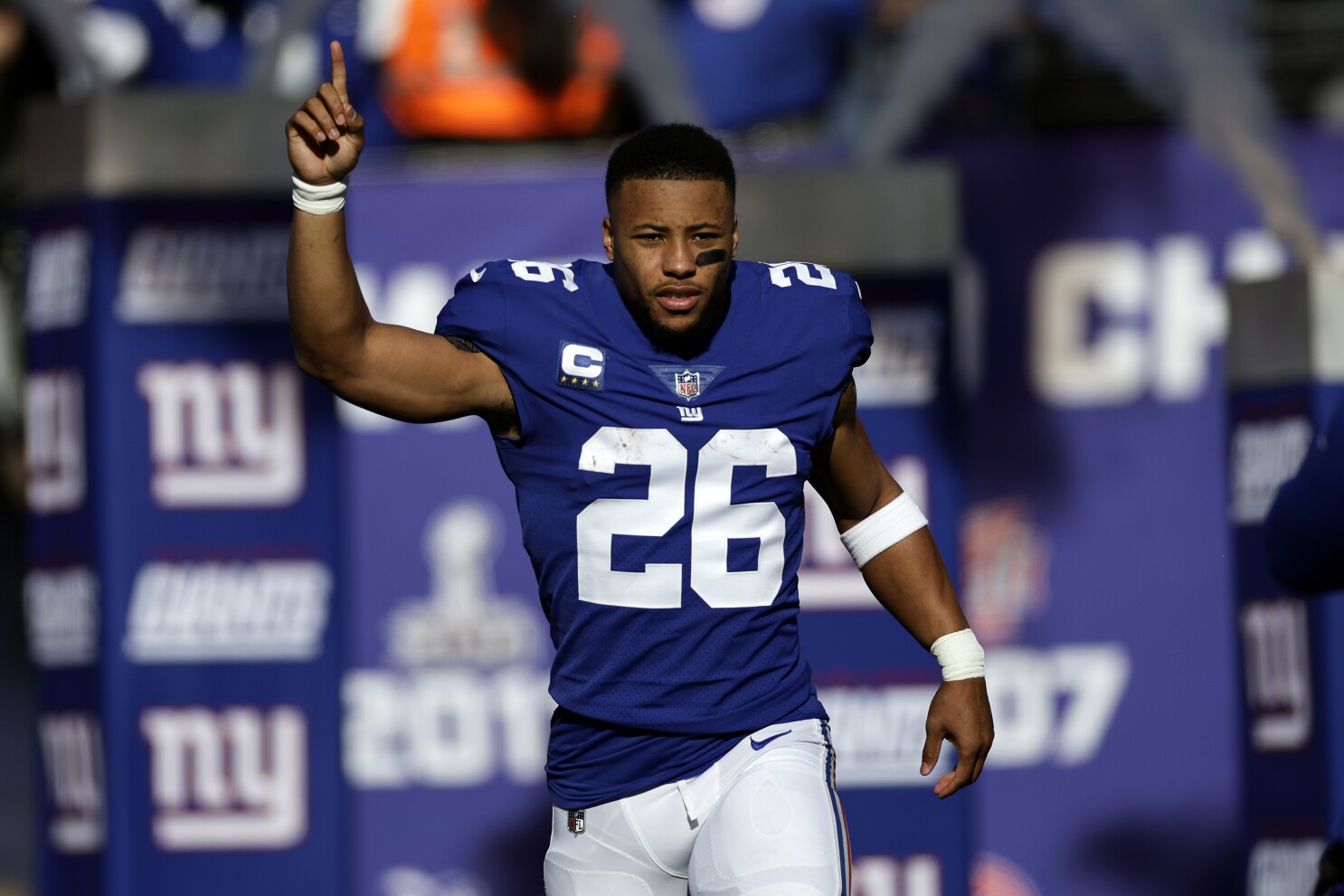 Saquon barkley sales signed football
